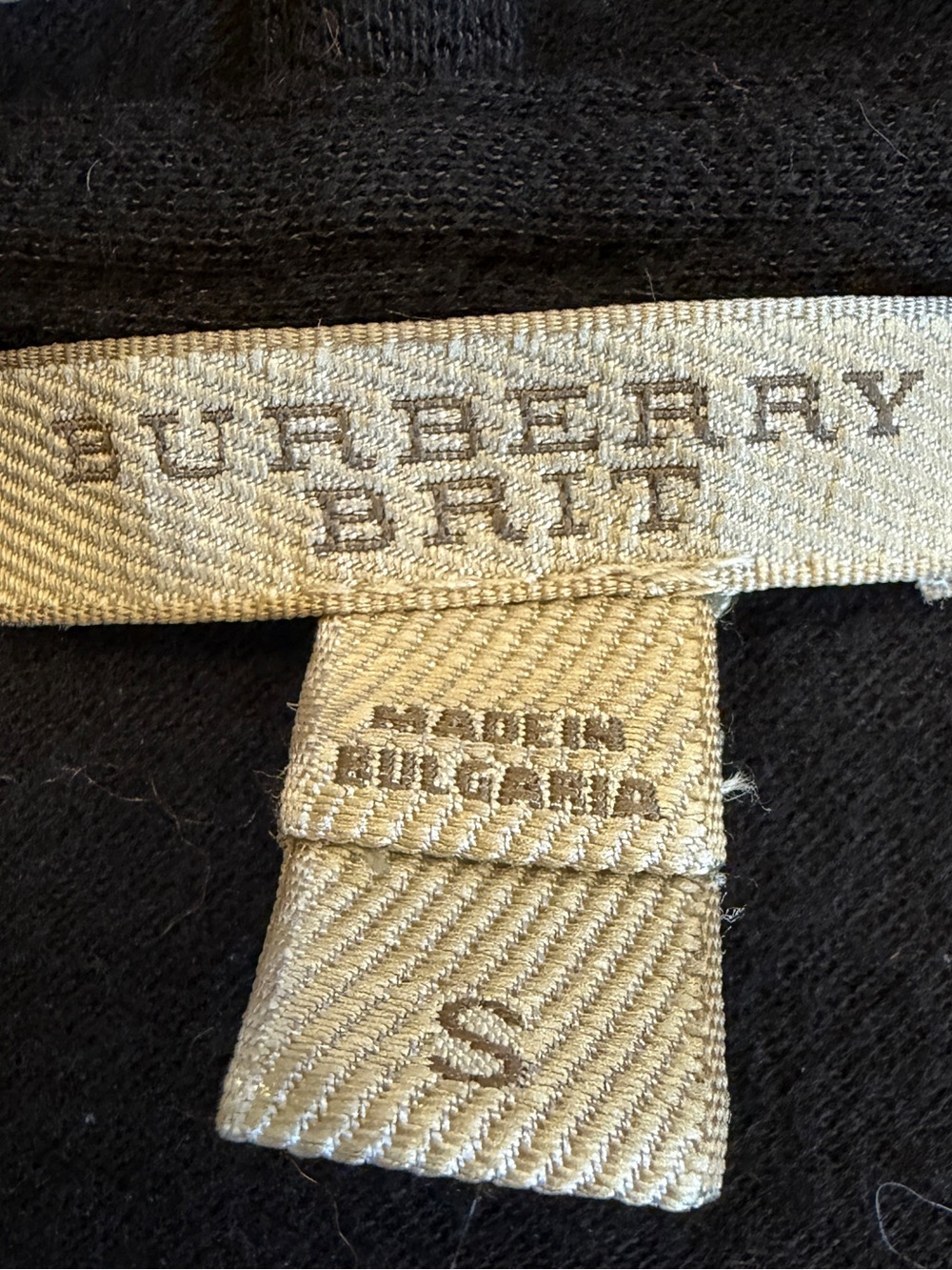 Burberry Black Hooded Zip-Up Sweater - Picture 6 of 9
